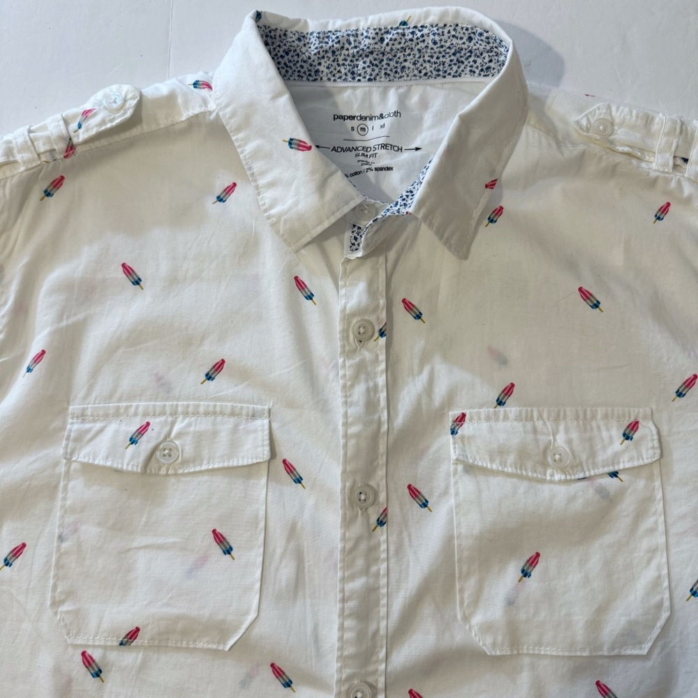 Paper Denim & Cloth Popsicle Button Down Shirt - Picture 2 of 5